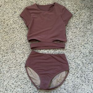 Five dancewear top and brief set